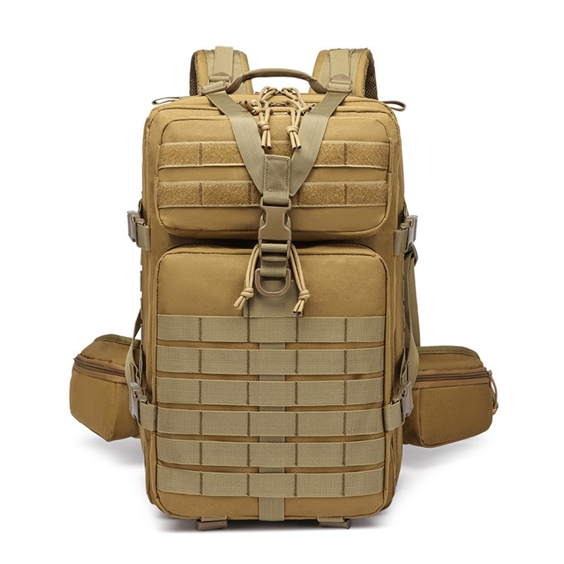 45L Outdoor Camouflage Oxford 3P Tactical Rucksack Backpack