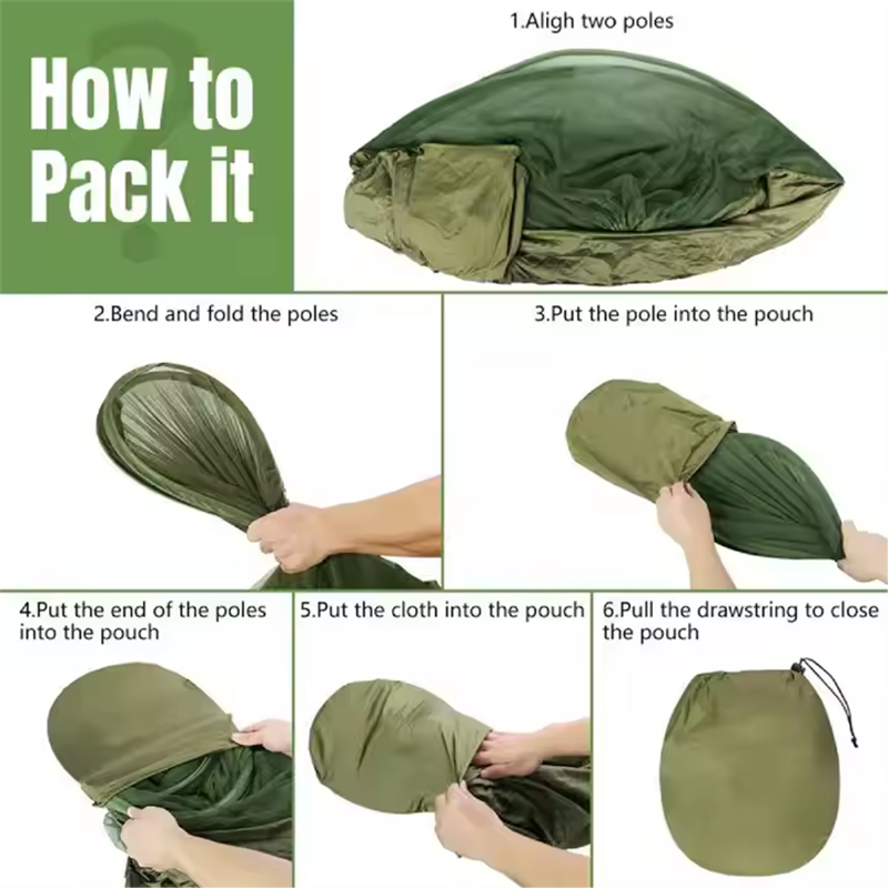 Hammock-Swing-Bed Mosquito-Net